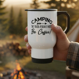 Grappige Camping Humor Reisbeker