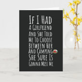 Grappige Camping Kaarten Voor Mannen Camper Voor H (Gele Bloem)