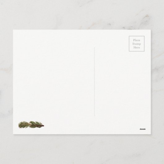 Grappige Camping Kerst Vakantie Ansichtkaart Feestdagenkaart (Achterkant)