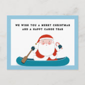 Grappige Camping Kerst Vakantie Ansichtkaart Feestdagenkaart (Voorkant)