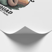 Grappige Camping Luiaard Wandelgroep Cadeaupapier (Hoek)