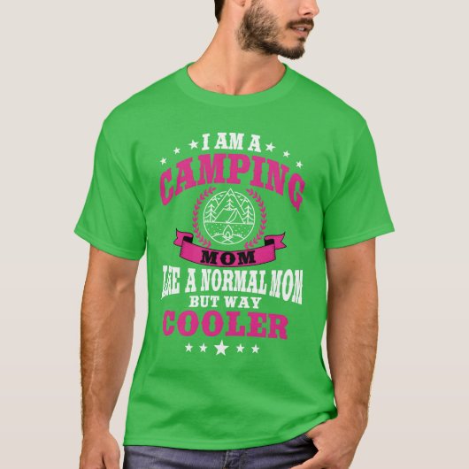 Grappige Camping Moeder Voor Vrouwen jongen T-shirt (Voorkant)