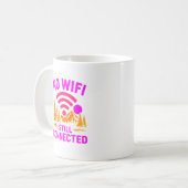 Grappige camping mok | Cadeauartikel voor Natuur l (Voorkant links)