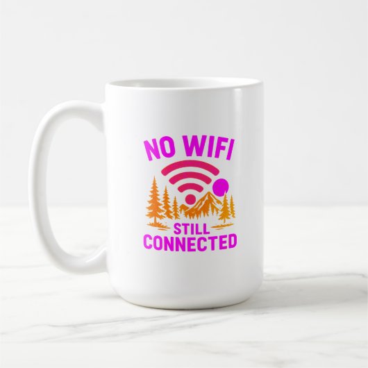 Grappige camping mok | Cadeauartikel voor Natuur l (Links)