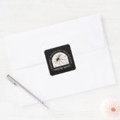 Grappige camping muggen zomer kamp vierkante sticker (Envelop)