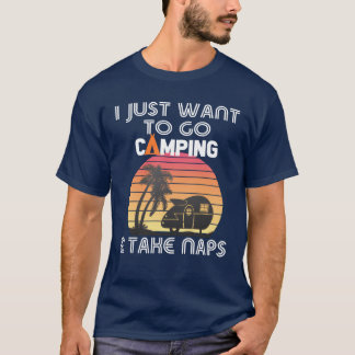 Grappige Camping Slaapjes Perfecte Familie Kampeer T-shirt