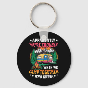 Grappige Camping Vrienden Matching Camping Cam Mei Sleutelhanger