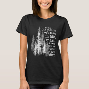 Grappige Camping Wandel Outdoor Wilde T-shirt Bos