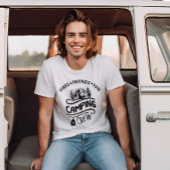 Grappige campingcrew slogan camper vrienden t-shirt