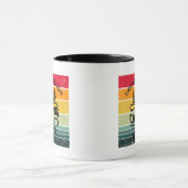 Grappige campingcrew slogan fun camper vrienden mok (Midden)