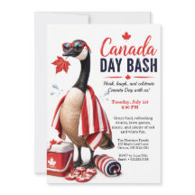 Grappige Canada Goose Canada Day Feest BBQ Zwembad