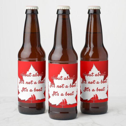 Grappige Canada Labels Over Canada Bierflesetiket Bier Etiket (Flessen)