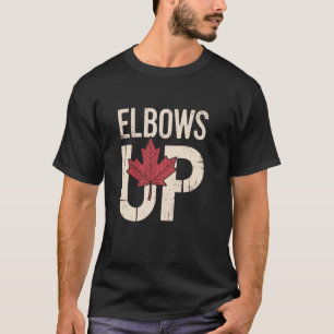 Grappige Canada Meme Ellebogen Omhoog T-shirt