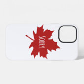 Grappige Canadees iPhone Hoesje (Achterkant horizontaal)