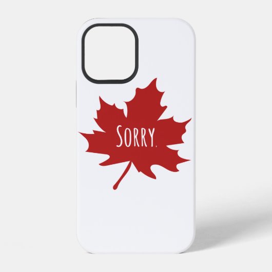 Grappige Canadees iPhone Hoesje (Achterkant)