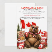 Grappige Canadese Beer Canada Day Feest BBQ Achter Kaart (Voorkant / Achterkant)