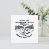Grappige Canadese cultuur Kaart (Staand voorkant)