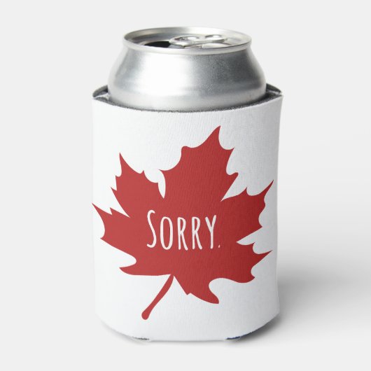 Grappige Canadese Koelbox Blikjeskoeler (Blikje Voorkant)