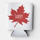 Grappige Canadese Koelbox Blikjeskoeler (Voorkant)