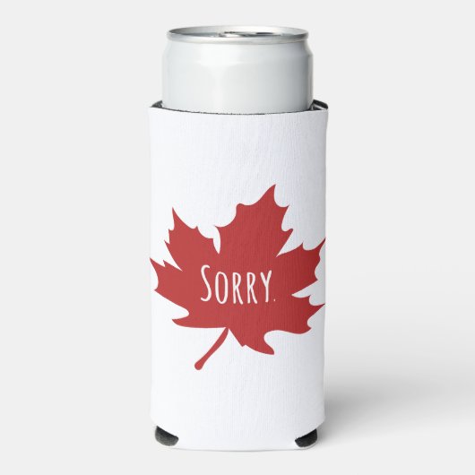 Grappige Canadese koeler (Seltzer Voorkant)