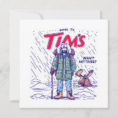 Grappige Canadese koffie Kaart (Voorkant)