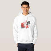 Grappige Canadese Patriot. Hoodie (Voorkant volledig)