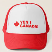 Grappige Canadese trots - Ja in Canada! Offerteont Trucker Pet (Voorkant)