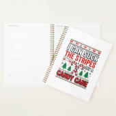 Grappige Candy Cane Kersttrui Planner (Display)