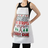Grappige Candy Cane Kersttrui Schort (Insitu)