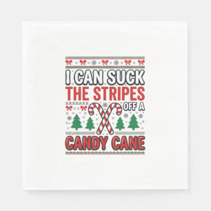 Grappige Candy Cane Kersttrui Servet