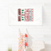 Grappige Candy Cane Kersttrui Spandoek (Insitu)