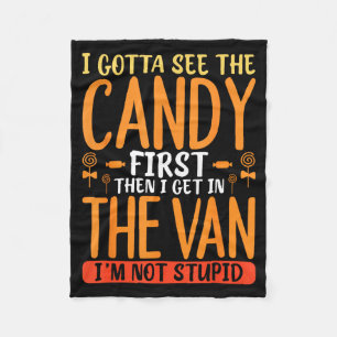 Grappige Candy Citaat Met Vet Sarcasme Humor Fleece Deken