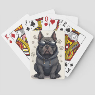 Grappige Cane Corso Kawaii Hond Pokerkaarten