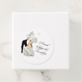 Grappige Cannoli Italiaanse bruiloft Bedankjes Labels (In situ)