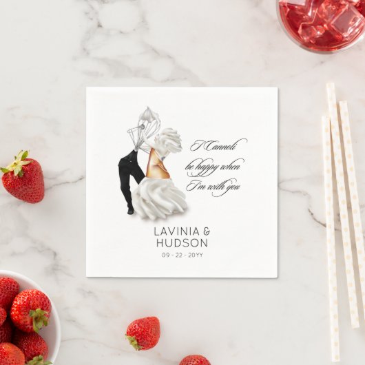 Grappige Cannoli Italiaanse bruiloft Servet (Insitu)