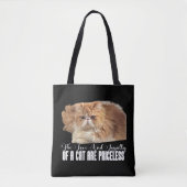 Grappige Canvas tas Cat LOVER's Canvas tas (Voorkant)