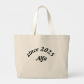 Grappige Canvas tas - Hardlopen op Koffie & Chaos (Achterkant)