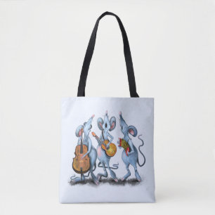 Grappige Canvas tas met Muisband