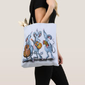 Grappige Canvas tas met Muisband (Dichtbij)