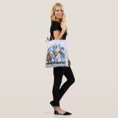 Grappige Canvas tas met Muisband (Op model)