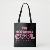 grappige canvas tas "SOFAKING COOL 2" (Voorkant)