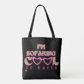 grappige canvas tas "SOFAKING COOL 2" (Achterkant)