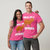 Grappige Capibara Wilde Dier Ontspannen Als Een Ca T-shirt (Unisex)