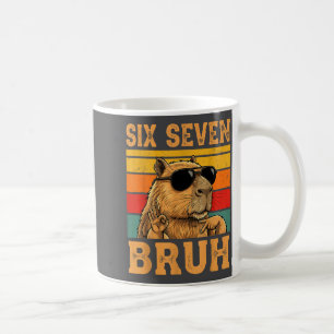 Grappige Capybara 67 Meme Zes Zeven Bruh Jongens T Koffiemok