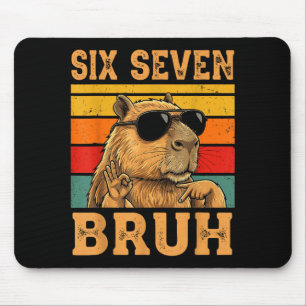 Grappige Capybara 67 Meme Zes Zeven Bruh Jongens T Muismat