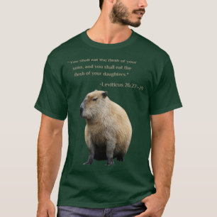 Grappige Capybara Bijbelverzen T-shirt