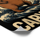 Grappige Capybara Boys Meisjes Kinder Mannen Capyz Poster (Hoek)