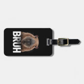 Grappige Capybara Bruh Bagagelabel (Voorkant horizontaal)