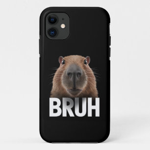 Grappige Capybara Bruh Case-Mate iPhone Case