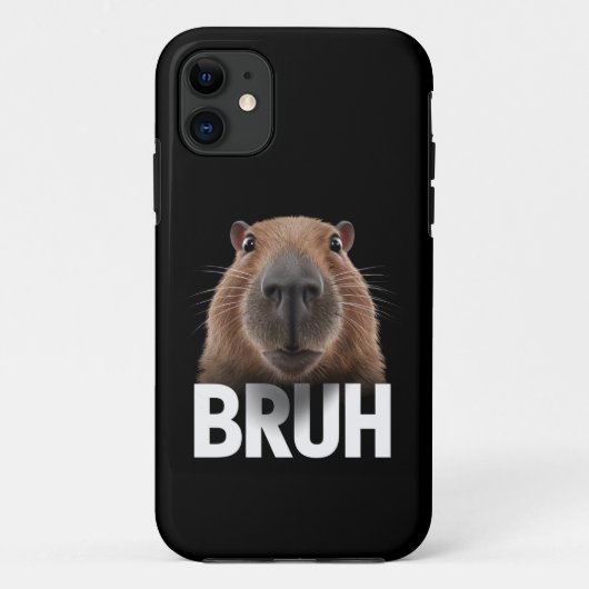 Grappige Capybara Bruh Case-Mate iPhone Case (Achterkant)